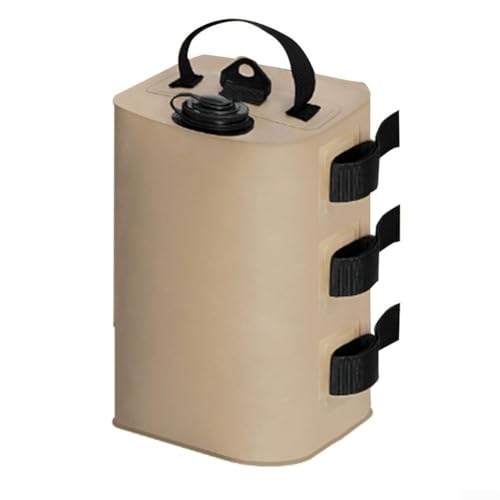 Outdoor Plane Gewichtssack 10L Heavy Duty Wassersack zur Sicherung von Zelten, Vordächern und Pavillons in windigen Umgebungen (Khaki) von FACAIIO