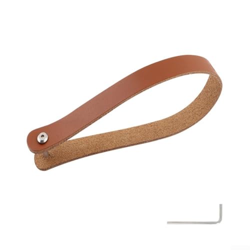 Quick Release Ring für Brompton-Fronttasche, Funktionsstahl und Band-Design (braun) von FACAIIO
