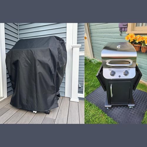 Robuste Design BBQ Grillabdeckung für 2 Brenner Gasgrills, aus Material mit effektivem Wetterschutz (76 x 66 x 110 cm) von FACAIIO