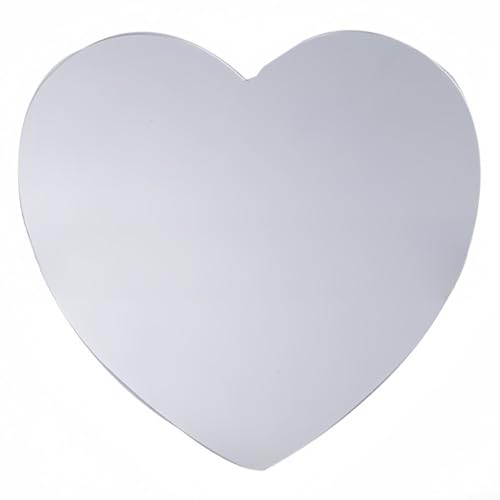 Schillernder Acryl-Spiegel in Herzform, ein Statement-Stück für elegante Räume (40 cm) von FACAIIO
