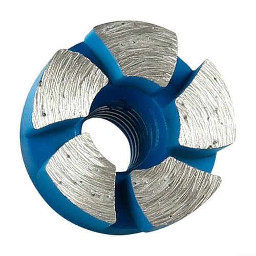 Schleifscheibenkopf 2,5 cm Schüsselform mit Turbo-Segmenten für Mauerwerk und Granit Winkelschleifer nass oder trocken (1 Stück Schleifscheibe) von FACAIIO