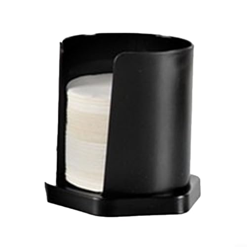 Smart Design Kaffeefilter-Papierhalter für organisierte und Staubaufbewahrung (schwarz) von FACAIIO