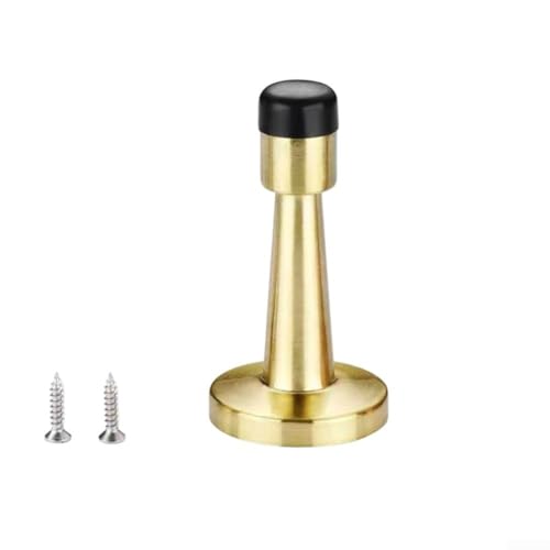Türstopper mit Edelstahl und Gummi für effektive Geräuschkontrolle in verschiedenen Räumen (Gold) von FACAIIO