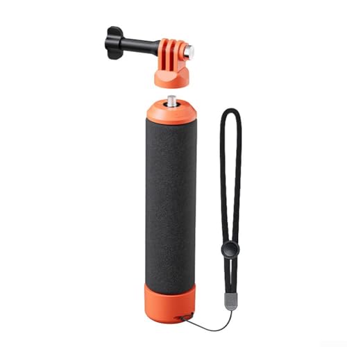 Verstellbare Handschlaufe, schwimmender Griff für Insta360 X5 X4, AntiSink Auftriebsfunktion mit 3 Klauen-Schnittstelle und 1/4-Zoll-Schraubenlochhalterungen, kompatibel mit verschiedenen von FACAIIO