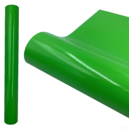 Vinyl-Schilderfolie zum Basteln, perfekt für die Herstellung personalisierter Dekorationen auf Tassen, Autos und verschiedenen Oberflächen (30 x 25 cm, grün) von FACAIIO