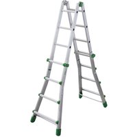 Aluminium-Teleskopleiter FACAL 4x4 max. Arbeitshöhe 4,9 m ALU PRO - BK2A von FACAL
