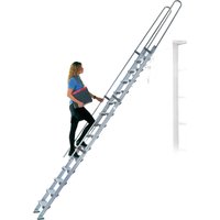 Facal S15/27B Regaleinhängeleiter mit Traverse Aluminium S600 12 Stufen Facal S15/27B Regaleinhängeleiter mit Traverse Aluminium S600 12 Stufen von FACAL