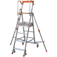Mobile Stehleiter 3 Stufen - Maximale Arbeitshöhe : 2.75m - CTA-3 von FACAL
