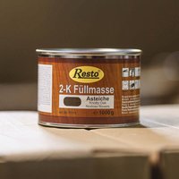Facett - Resto Kit 2K Füllmaße Farbe Eiche Ast 1kg Dose von FACETT