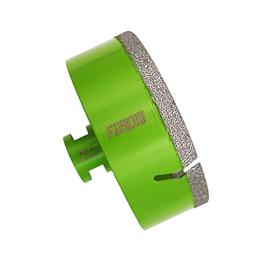 FACHLICH Diamantbohrer Fliesenbohrer 110mm Diamant-Bohrkronen Lochsäge M14 Gewinde für Porzellan Fliese Keramik Granit Marmor Trockenbohren von FACHLICH