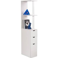 OSE - facilitys - Weißes WC-/Toiletten- oder Badezimmermöbel mit mehreren Ablagefächern von OSE