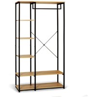 Kleiderständer mit Holz- und Metalleffekt - Facilitys von FACILITYS