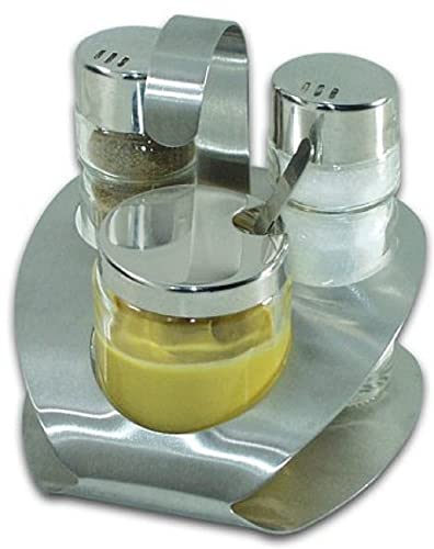 FACKELMANN 3-teiliges Besteck-Set, Rostfreies Metall, grau, 12 cm FACKELMANN 3-teiliges Besteck-Set, Rostfreies Metall, grau, 12 cm von FACKELMANN