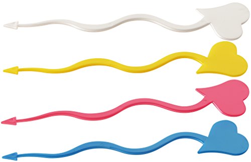 FACKELMANN 50426 Partypicker Herz-Metallic 18cm 10 Stück aus PS, Kunststoff, rot/blau/gelb/weiß FACKELMANN 50426 Partypicker Herz-Metallic 18cm 10 Stück aus PS, Kunststoff, rot/blau/gelb/weiß von FACKELMANN