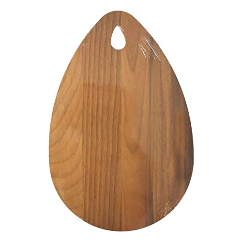 Fackelmann 521765 Brett Buche oval, Holz, braun, 21 x 12 x 1 cm von FACKELMANN