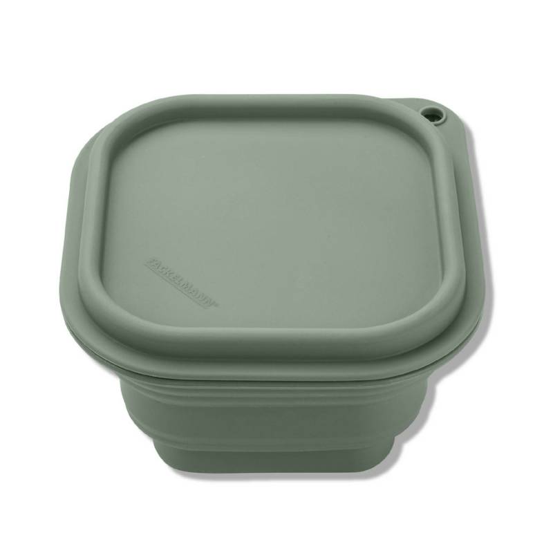 FACKELMANN Aufbewahrungsdose Snacking-Box, Faltbare Brotdose, Bento-Box, Lunchbox, Reisebehälter von FACKELMANN
