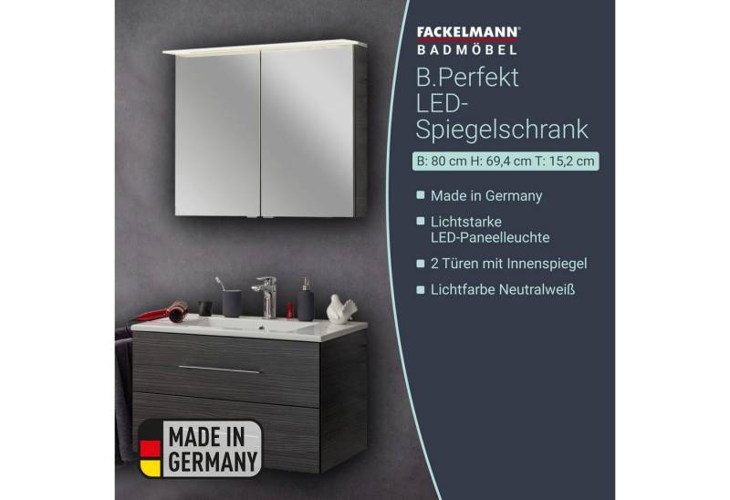 FACKELMANN Badezimmerspiegelschrank LED Spiegelschrank B.PERFEKT FACKELMANN Badezimmerspiegelschrank LED Spiegelschrank B.PERFEKT von FACKELMANN