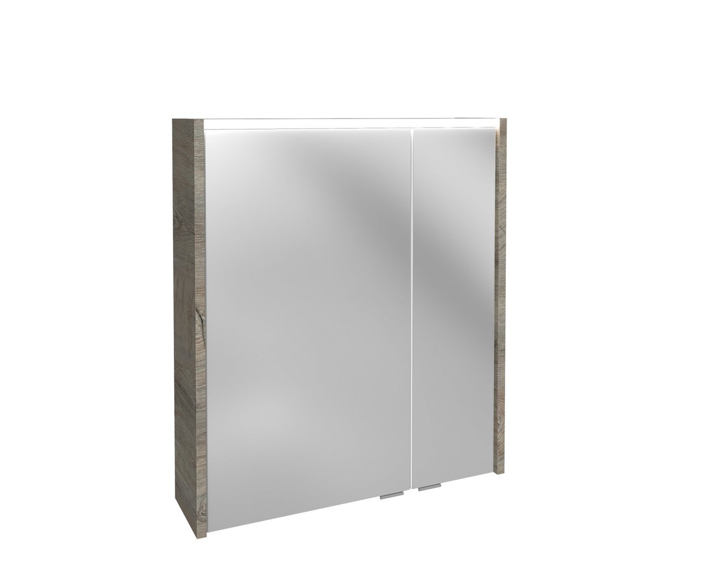 FACKELMANN Badezimmerspiegelschrank LED Spiegelschrank DV 60 cm breit, Braun hell FACKELMANN Badezimmerspiegelschrank LED Spiegelschrank DV 60 cm breit, Braun hell von FACKELMANN