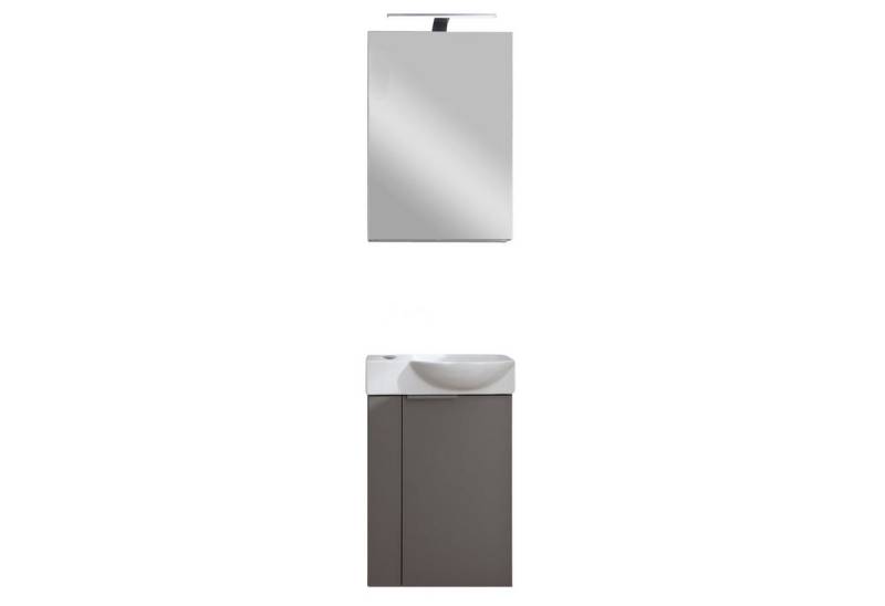 FACKELMANN Badmöbel-Set Gäste-WC Waschtisch Set, Spiegelschrank, Waschbeckenunterschrank FACKELMANN Badmöbel-Set Gäste-WC Waschtisch Set, Spiegelschrank, Waschbeckenunterschrank von FACKELMANN