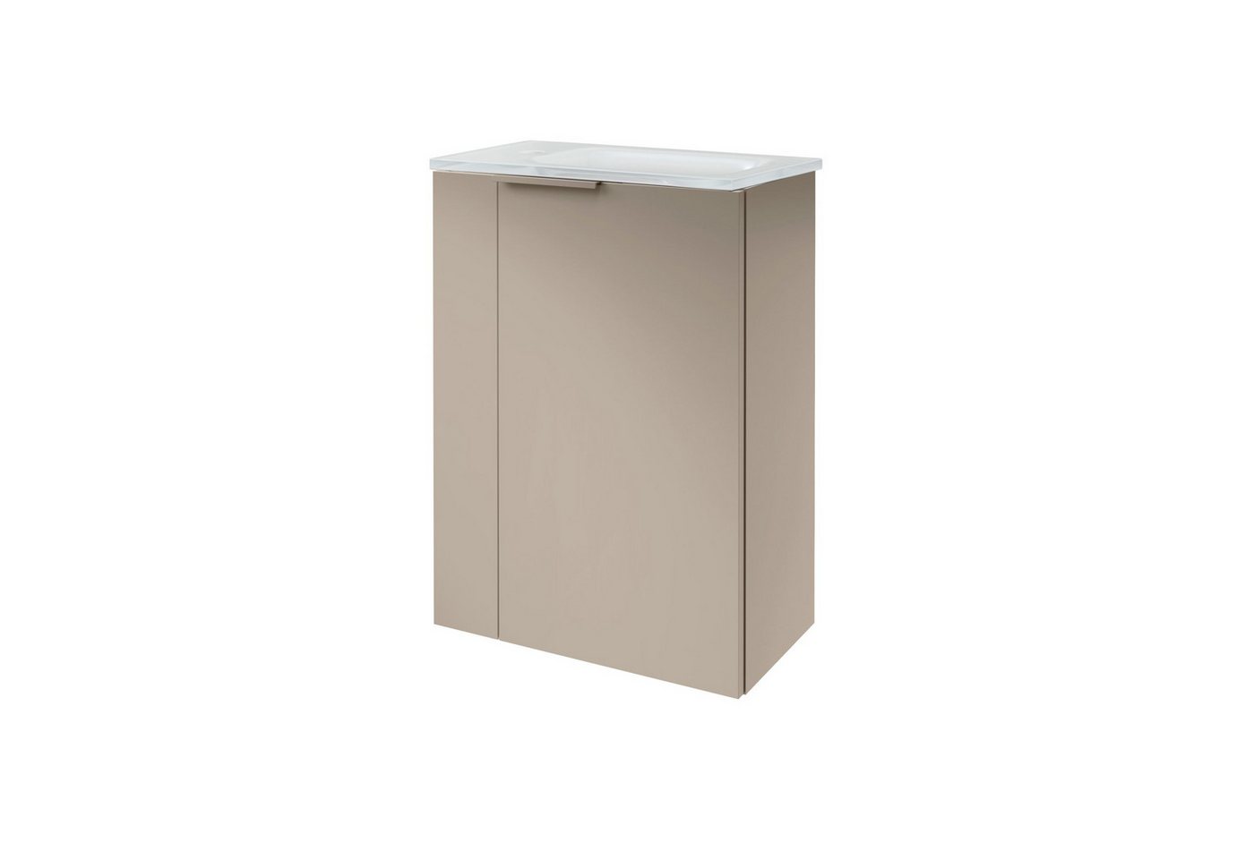 FACKELMANN Badmöbel-Set Gäste WC Waschtisch Set – Glaswaschbecken, Waschtischunterschrank FACKELMANN Badmöbel-Set Gäste WC Waschtisch Set – Glaswaschbecken, Waschtischunterschrank von FACKELMANN