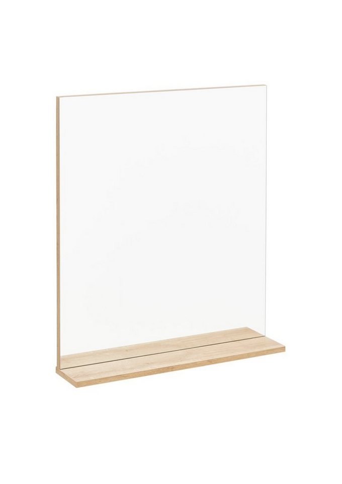 FACKELMANN Badspiegel Spiegelelement FINN / Badspiegel mit Ablage / ca. 60 x 69,5 x 13,5 cm von FACKELMANN