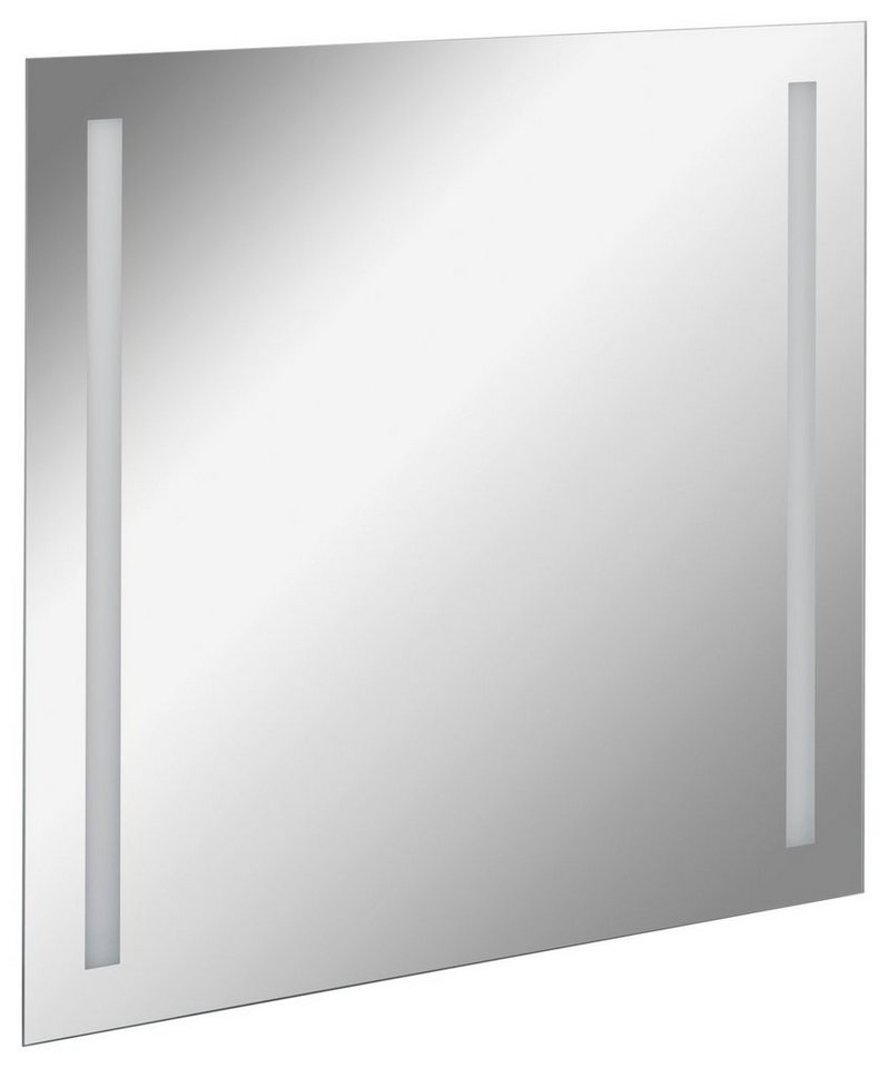 FACKELMANN Badspiegel Mirrors Spiegel linear / LED-Beleuchtung / Breite 80 cm / hängend von FACKELMANN