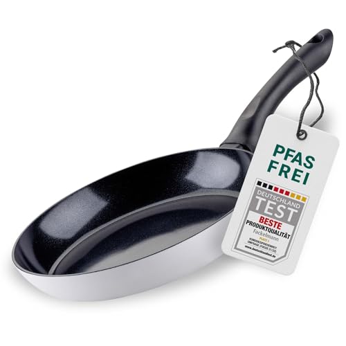 Fackelmann Bratpfanne Arcadalina 24cm - Antihaft-Pfanne aus 90% recyceltem Aluminium und Keramik-Beschichtung - Induktionspfanne zum Kochen & Anbraten - PFAS Frei von FACKELMANN