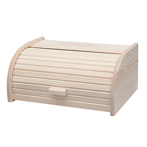 FACKELMANN FM Pojemnik na chleb 40x28x18cm sosna Huche individuelle KITCHEN, Plastic, Braunes Holz von FACKELMANN
