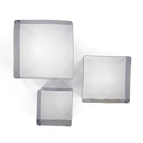 Fackelmann Gebäckausstecher quadratisch, Stahl, Silber von Zenker