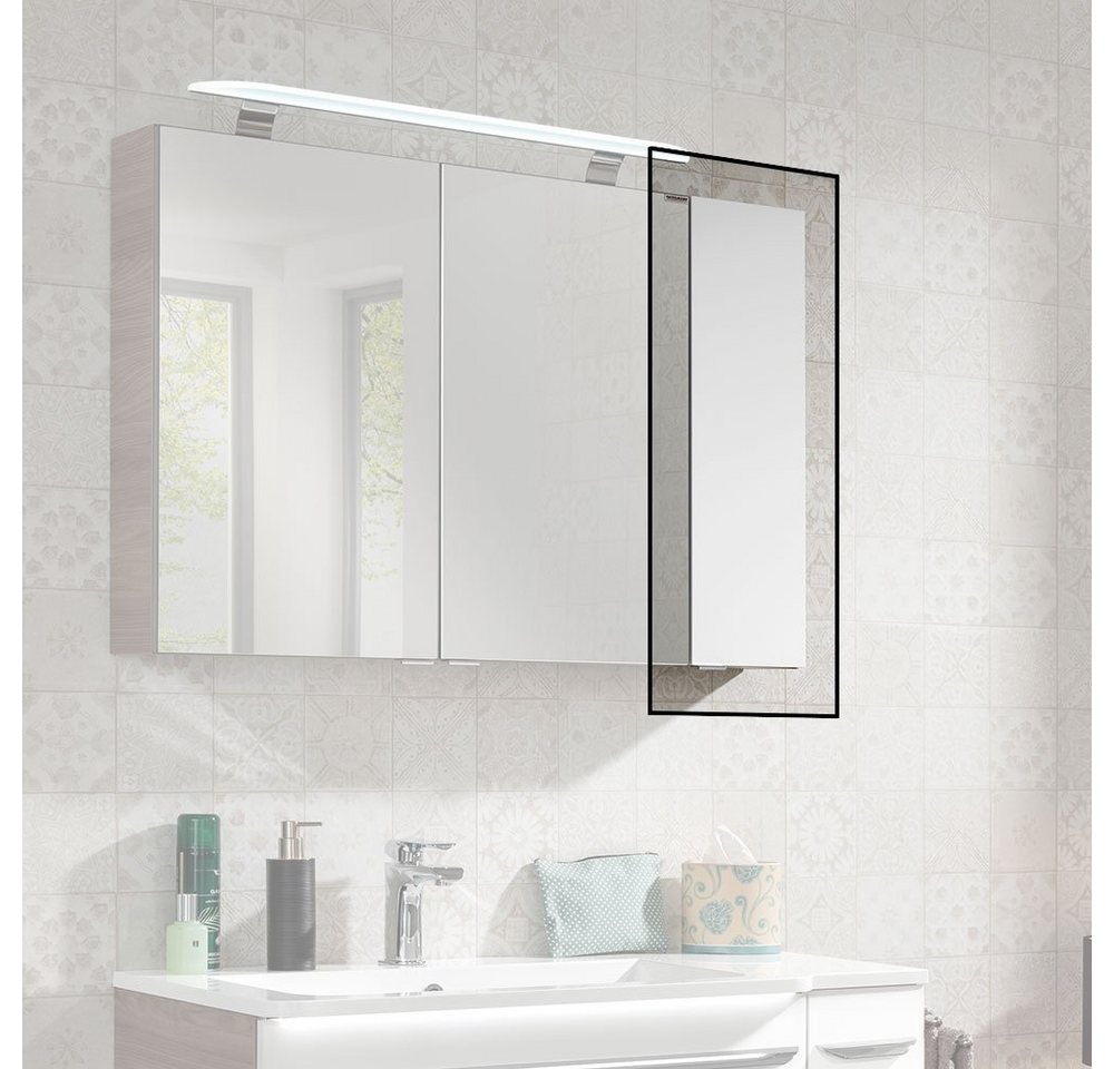 FACKELMANN Hängeschrank Luxor Hängeschrank rechts - Weiß Hochglanz - Steinesche - 20cm FACKELMANN Hängeschrank Luxor Hängeschrank rechts - Weiß Hochglanz - Steinesche - 20cm von FACKELMANN