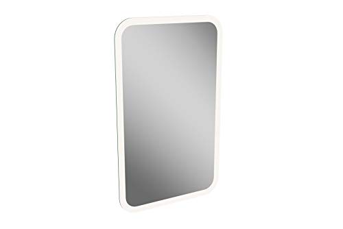 FACKELMANN LED Spiegel / Wandspiegel mit umlaufender LED-Beleuchtung / Maße (B x H x T): ca. 45 x 73 x 3 cm / hochwertiger Badspiegel / moderner Badezimmerspiegel / Breite 45 cm von FACKELMANN