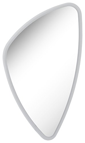 FACKELMANN LED Spiegel Organic Mirrors/Wandspiegel mit umlaufender LED-Beleuchtung/Maße (B x H x T): ca. 55 x 89 x 3 cm/hochwertiger Badspiegel/Breite 55 cm von FACKELMANN