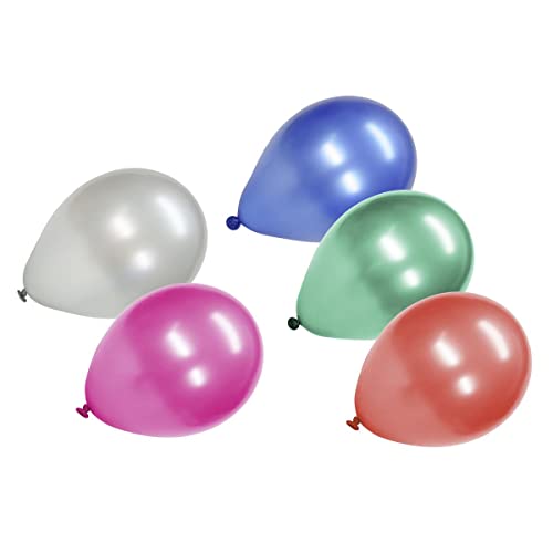 FACKELMANN Luftballons, 15 Stück, Latex, bunt metallic FACKELMANN Luftballons, 15 Stück, Latex, bunt metallic von FACKELMANN