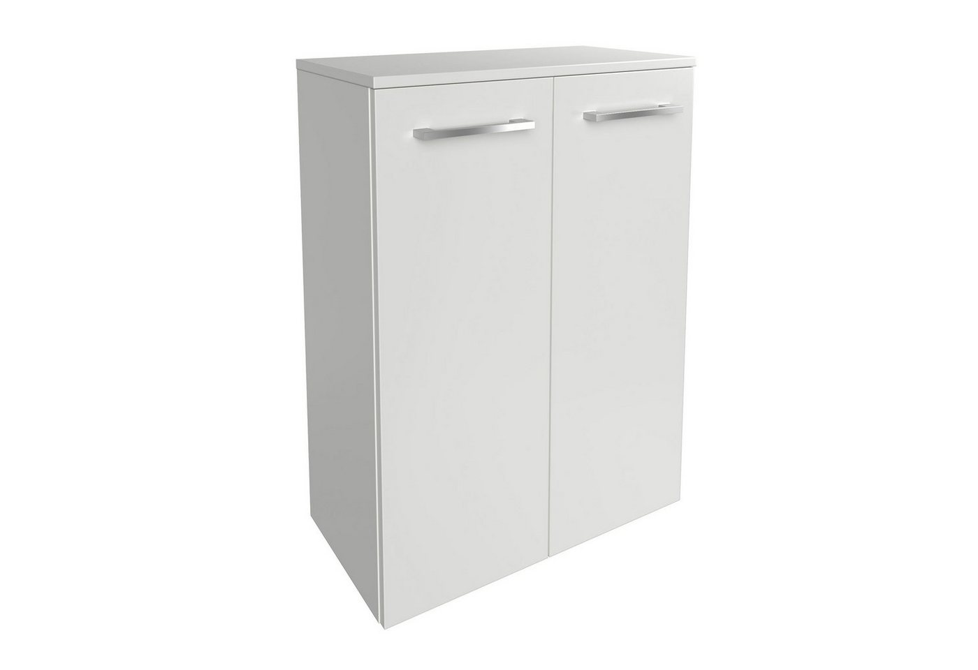 FACKELMANN Midischrank B.Style Doppel- Midischrank 60 cm Korpusfarbe: Weiß Glanz Frontfarbe: von FACKELMANN