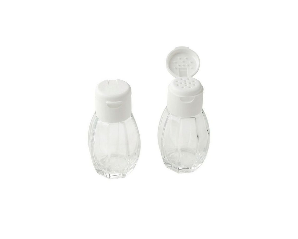 FACKELMANN Salzstreuer FACKELMANN 2er Set Salzstreuer und Pfefferstreuer Glas von FACKELMANN
