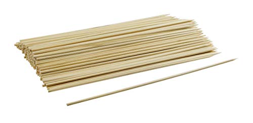 FACKELMANN Schaschlikspieße 20cm 300 Stück aus Bambus, beige, 20 x 0.1 x 0.1 cm, 300-Einheiten von FACKELMANN