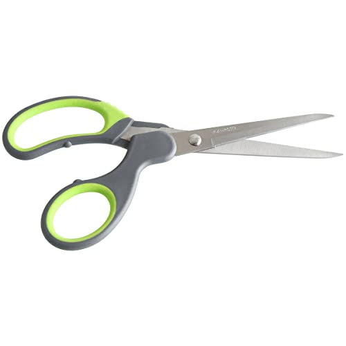 Nirosta Softgriff-Schere – Extra scharfe & langlebige Edelstahlklingen, ergonomischer Soft-Griff, ideal für Küche, Haushalt & Arbeitsplatz, 215 mm von FACKELMANN