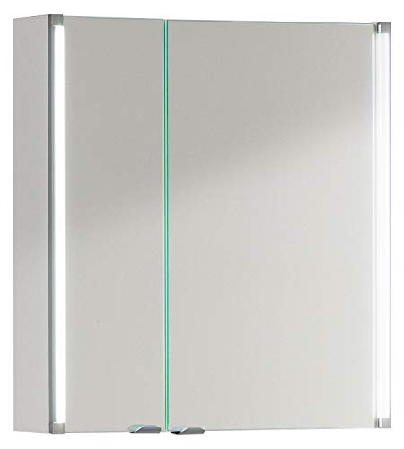 FACKELMANN Spiegelschrank, Holz, Silber, 16,5 x 61 x 67 cm von FACKELMANN