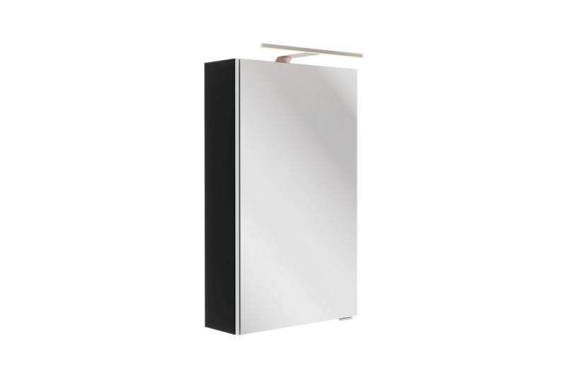 FACKELMANN Spiegelschrank SBC B.PARIS Spiegelschrank, Gäste-WC, LED, Schwarz matt, Elektrobox von FACKELMANN