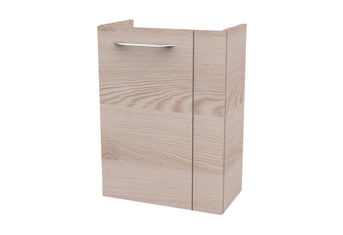 FACKELMANN Waschbeckenunterschrank B.CLEVER Waschbeckenunterschrank schmal hellbraun – Türanschlag links von FACKELMANN