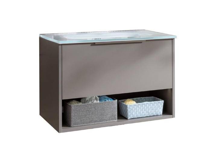 FACKELMANN Waschbeckenunterschrank B.Paris Badmöbelset mit Glas-Waschtisch FACKELMANN Waschbeckenunterschrank B.Paris Badmöbelset mit Glas-Waschtisch von FACKELMANN