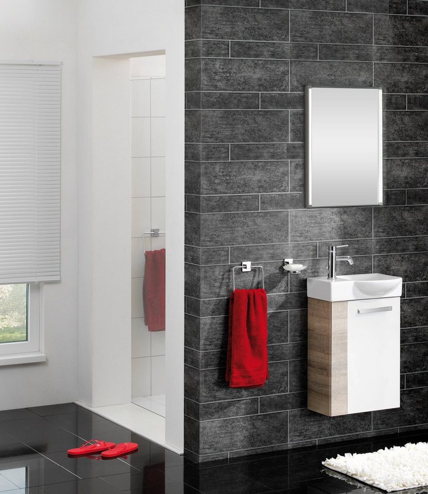 FACKELMANN Waschbeckenunterschrank Badmöbel für Gäste-WC, Breite ca. 45 cm von FACKELMANN