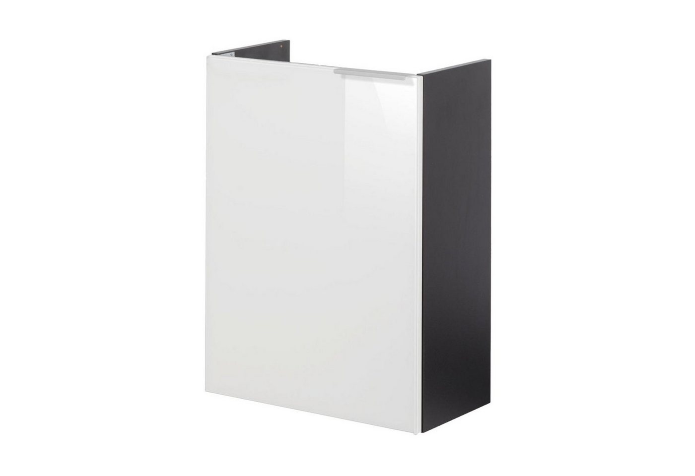 FACKELMANN Waschbeckenunterschrank KARA Waschbeckenunterschrank schmal – Tür links – Hochglanz von FACKELMANN