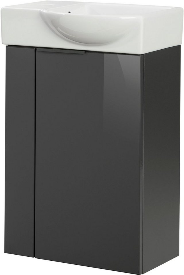 FACKELMANN Waschtisch SBC (Set), bestehend aus Becken und Unterbau, Breite ca. 45 cm von FACKELMANN