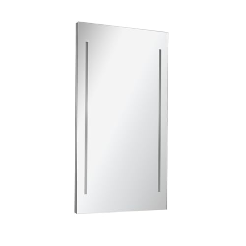 FACKELMANN schmaler rechteckiger Badspiegel 55 x 100 cm mit LED Beleuchtung - Badmöbelserie AL FACKELMANN schmaler rechteckiger Badspiegel 55 x 100 cm mit LED Beleuchtung - Badmöbelserie AL von FACKELMANN
