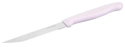 FACKELMANN x Pamela Reif Universalmesser – Ergonomischer Griff in Pastellrosa, Extra Scharfer Schliff, 18,5 cm Klingenlänge, rostfrei von FACKELMANN