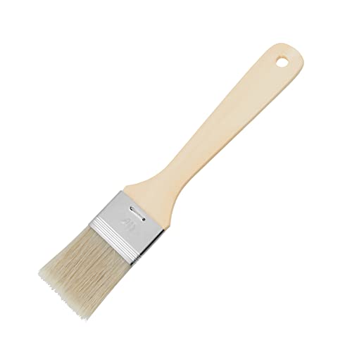 FMprofessional 21,5cm, 40mm Naturborsten Backpinsel, Holz, braun, 21,5 x 4,5 x 4,0 cm von FMprofessional