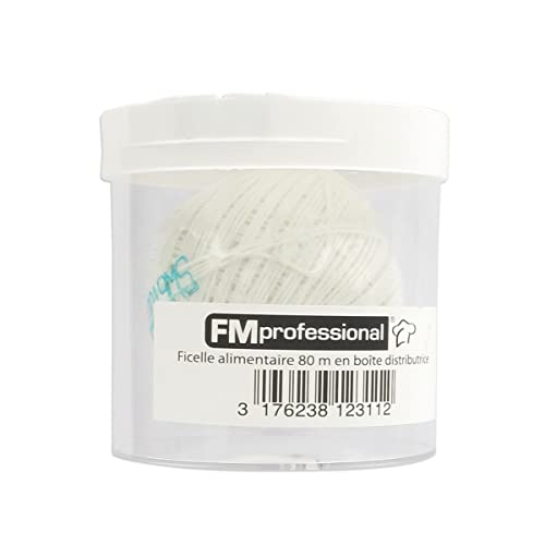 Fackelmann FM Professional 1231150 Spender für Lebensmittelgarn, Garn, Edelstahl, Weiß, 80 m Fackelmann FM Professional 1231150 Spender für Lebensmittelgarn, Garn, Edelstahl, Weiß, 80 m von FACKELMANN