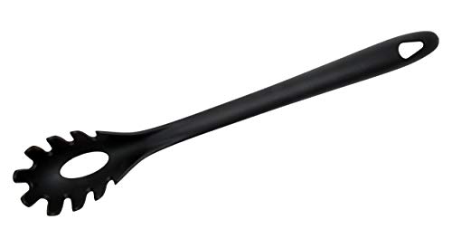 Fackelmann 23230 Monoblock Prima Spaghettis, Löffel, Servierlöffel Nudeln und Salat, 1 Stück Pastelöffel, nylon, Grau von FACKELMANN