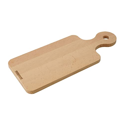 Fackelmann 31103 Schneidebrett, rechteckig, Brotbrett, FSC-zertifiziertes Holz, 35 x 15 cm von FACKELMANN